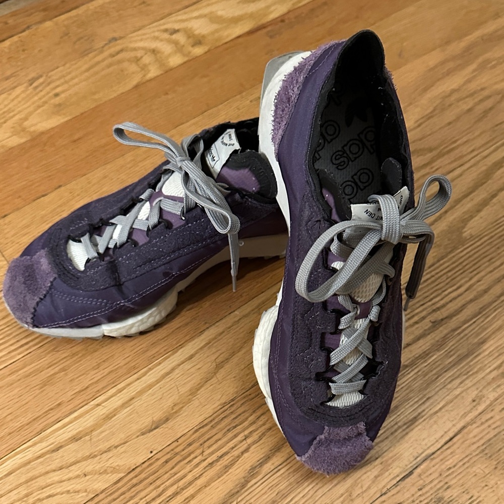 adidas Purple and Gray Women's Sneakers